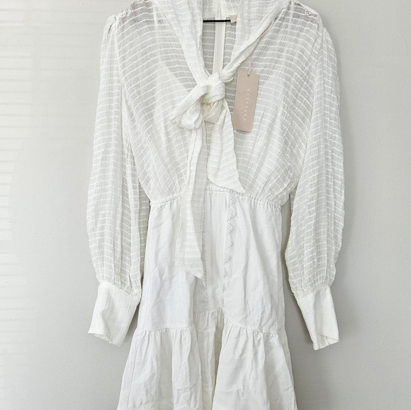 NWT Keepsake the lable New Look white mini dress size 4 - Picture 11 of 15